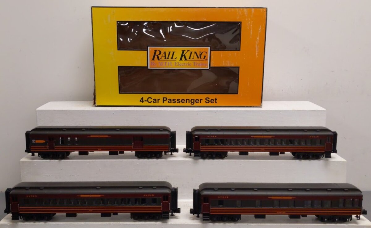 MTH 30-69191 O Gauge New York Ontario & Western 60' Madison Passenger Set