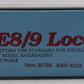 Proto 2000 30796 HO Scale Baltimore & Ohio E8/9 Locomotive #53 EX/Box