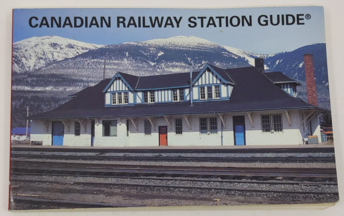 Canadian Railway Station Guide Paperback Book By Bruce Ballantyne VG