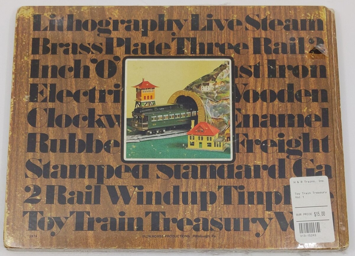 Toy Train Treasury - Vol. 1 Hardcover Book By Frank C. Hare, James J.Burke Jr. VG