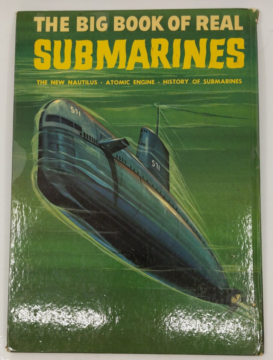 The big book of real submarines Hardcover Book By Jack McCoy VG