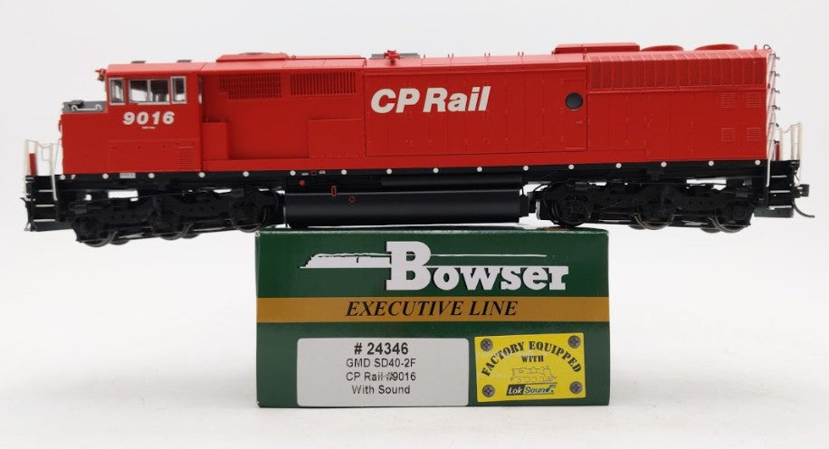 Bowser 24346 HO Scale Canadian Pacific SD40-2F Diesel Locomotive #9016 w/ Sound