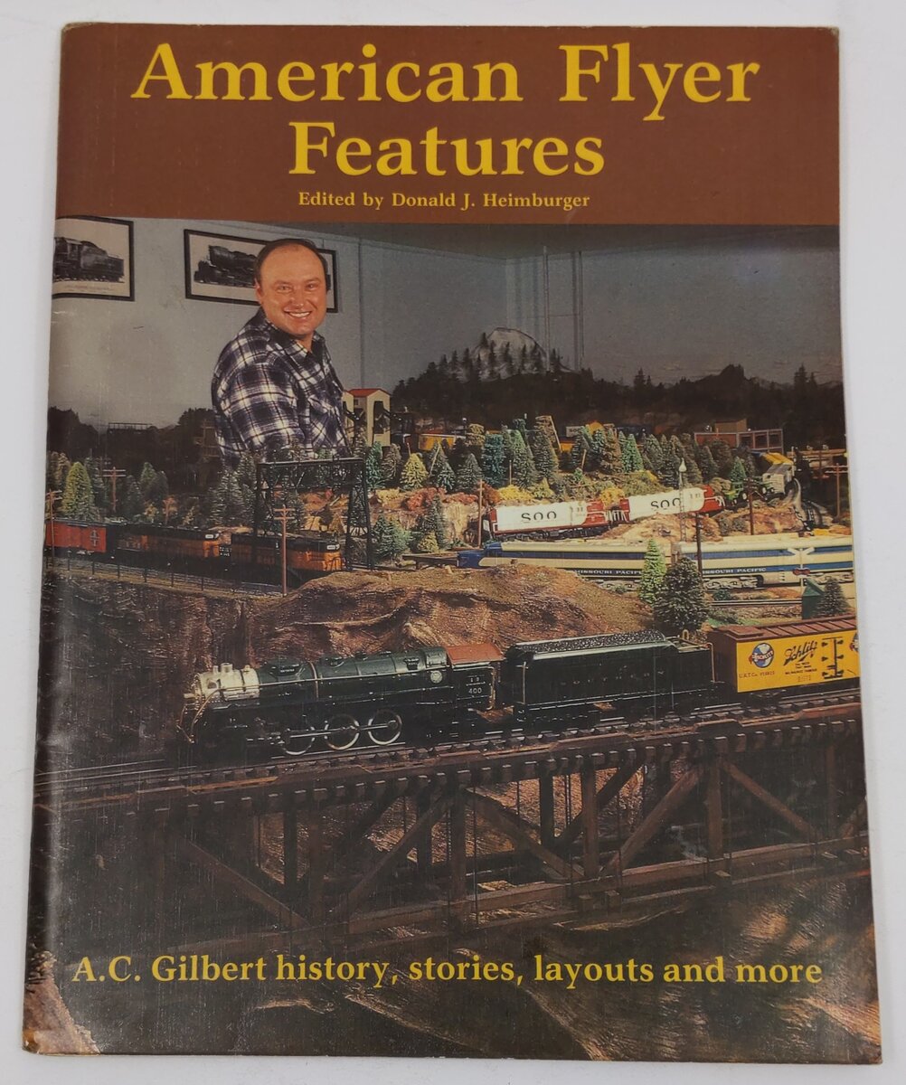 American Flyer Features Paperback Book By A. C. Gilbert, Donald J. Heimburger VG