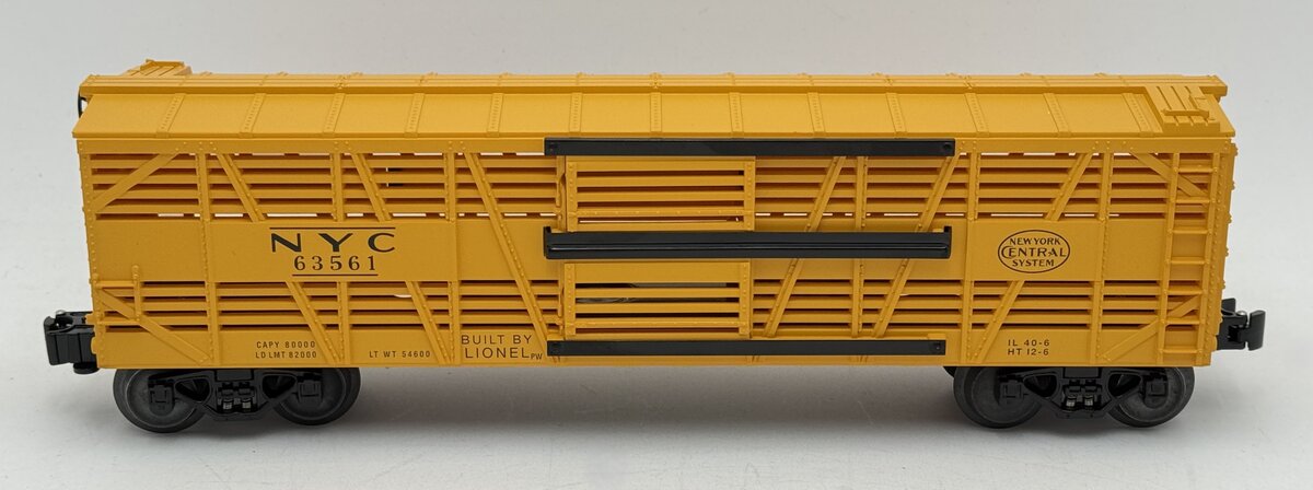 Lionel 6-19573 O PWC New York Central Stock Car #63561