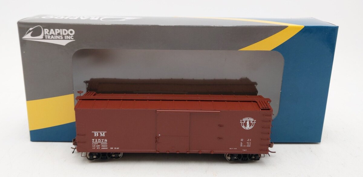 Rapido Trains 130101-4 HO Scale Boston & Maine USRA D-S Boxcar #71578