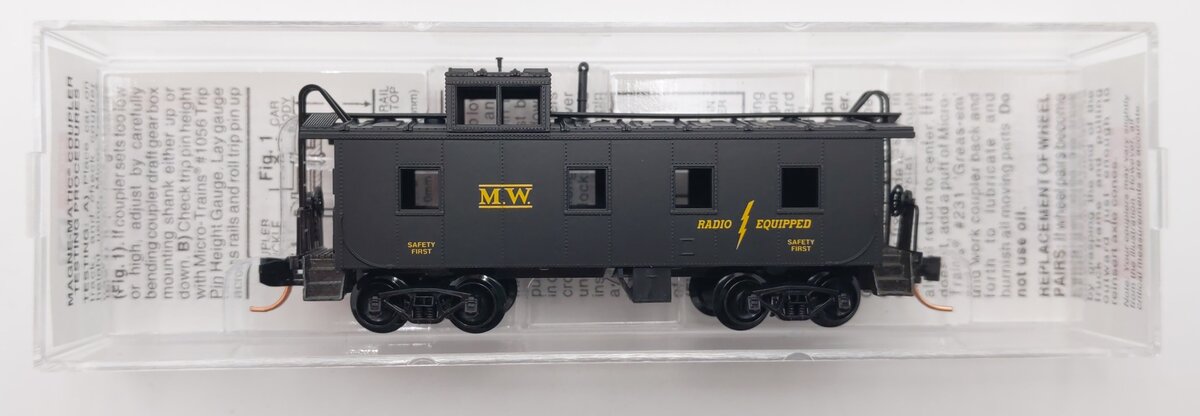Micro-Trains 100070 N Scale Minnesota Western (MW) 36' Riveted Steel Caboose LN/Box