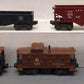 Lionel Vintage O Freight Cars: 25000, 6257, 6457, 64173, 6462 [5] VG