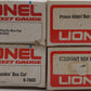 Lionel O Assorted Freight Box Cars: 7803, 7702, 7703, 9452 [4] EX/Box