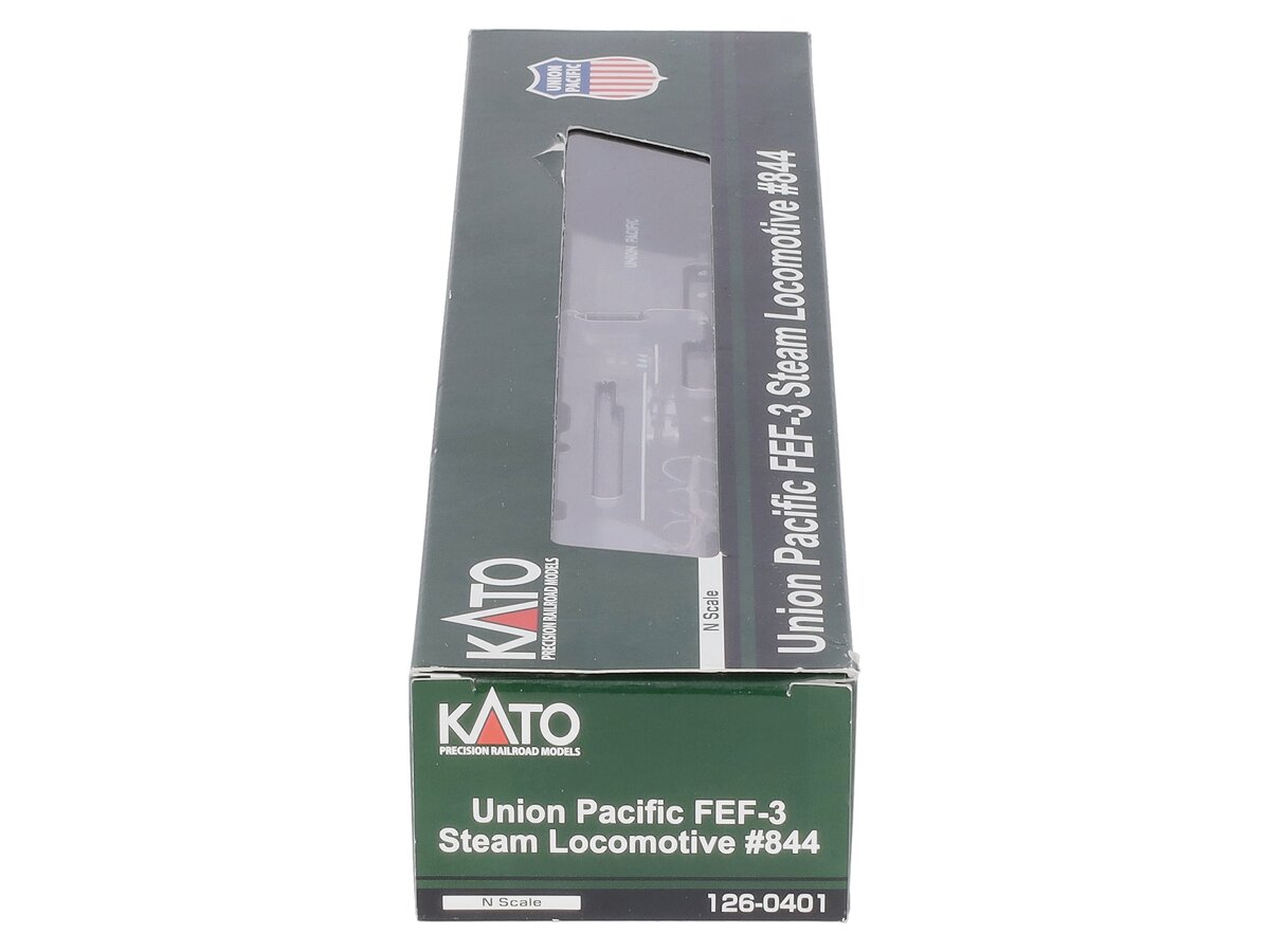 Kato 126-0401 N Union Pacific FEF-3 4-8-4 Steam Locomotive #844 - DC LN/Box