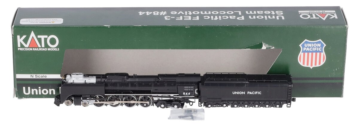 Kato 126-0401 N Union Pacific FEF-3 4-8-4 Steam Locomotive #844 - DC LN/Box