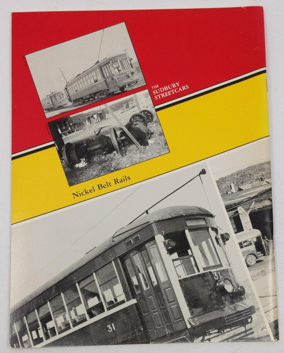 The Sudbury streetcars Paperback Book By John D Knowles, Nickel Belt Rails EX