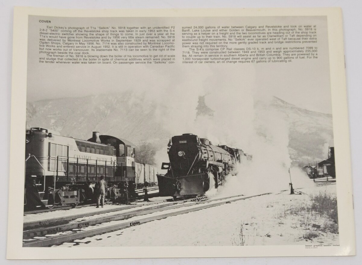 Canadian Pacific in the Rockies, Vol.3 Paperback Book D. M. Bain EX
