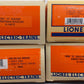 Lionel O Assorted Christmas Freight Box Cars: 19945, 19910, 16272, 19913 [4] EX/Box