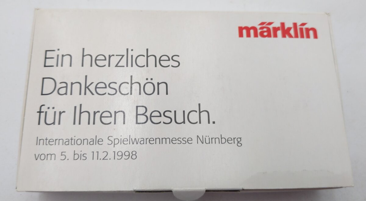 Marklin Mini-Club Z International Toy Fair '98 Deutsche Mark 50th