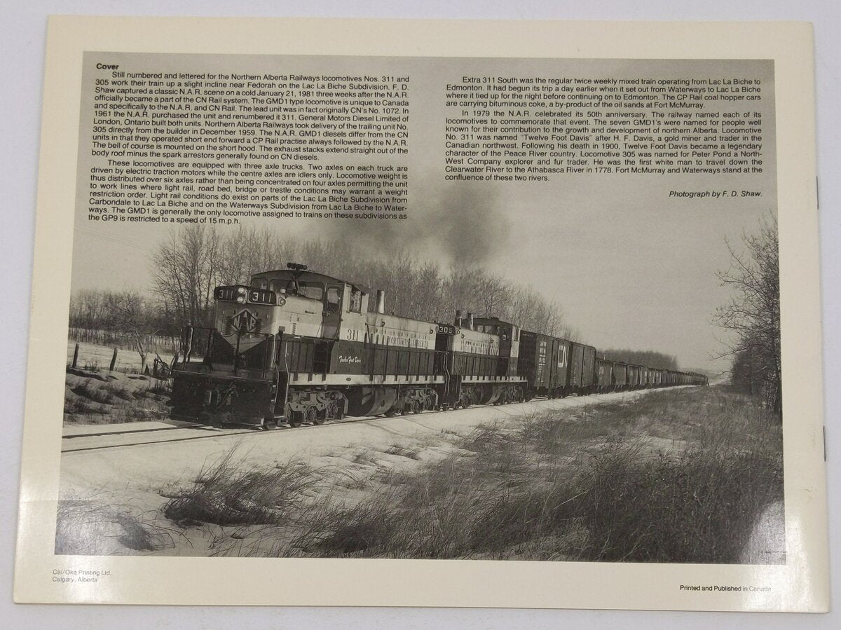 The Northern Alberta Railways Paperback Book By Colin K. Hatcher EX