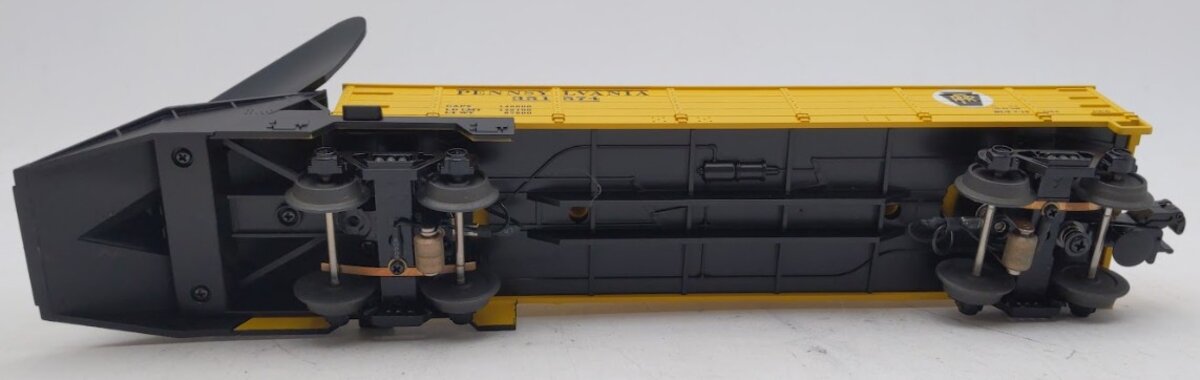 MTH 30-7218 O Gauge Pennsylvania Heavy Duty Snowplow with Illuminated Headlight LN/Box