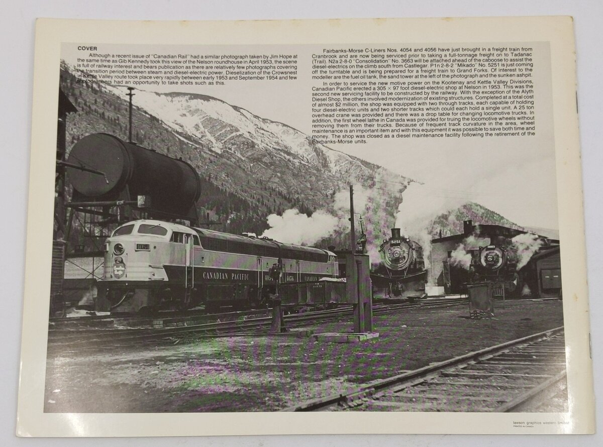 Canadian Pacific In The Rockies Vol.5 Paperback Book By D. M Bain EX