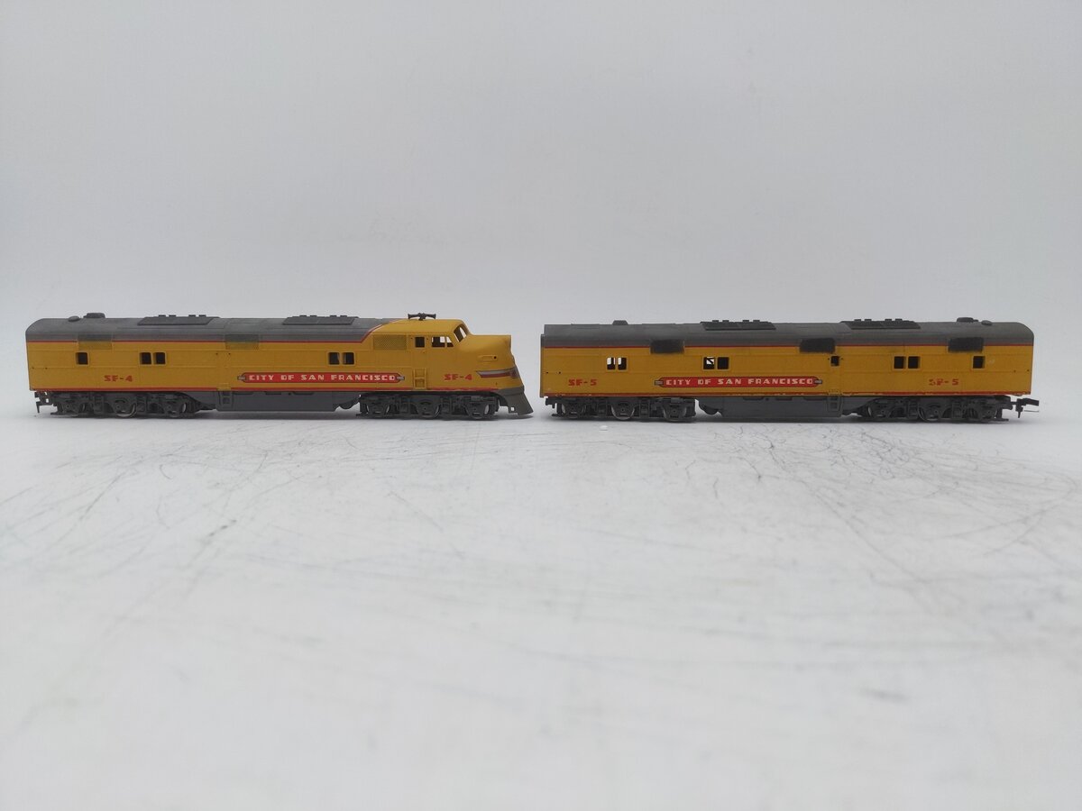 Cary Loco Works HO City Of Francisco E6 A & B Locomotives #'s SF-4 & 5-Custom/Box