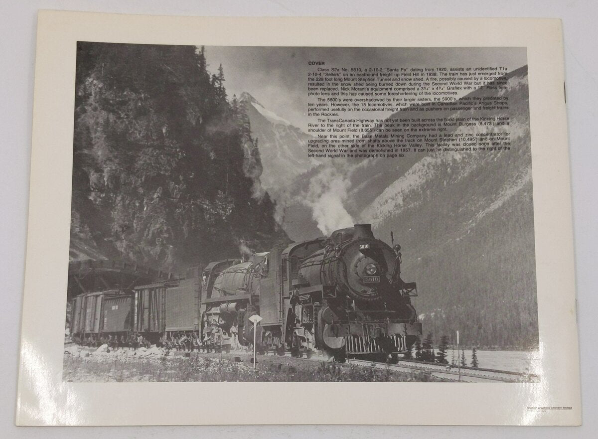 Canadian Pacific In the Rockies Vol.1 Paperback Book By D. M. Bain EX