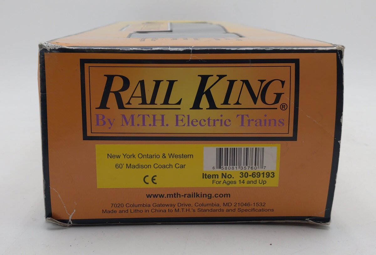 MTH 30-69193 NYO&W 60' Madison Coach Car #298