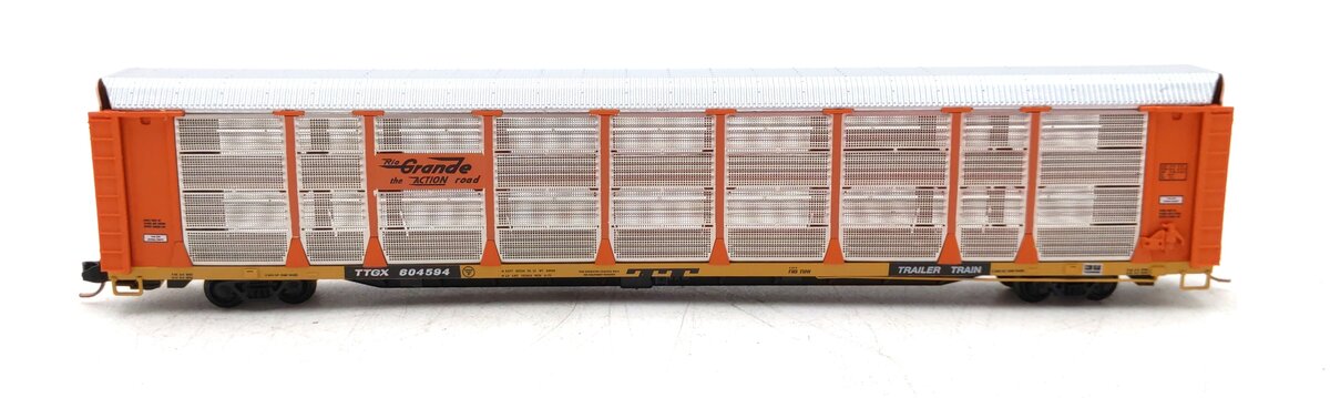 Red Caboose RM-19157-11 N D&RGW Bi-Level Auto Rack #604594 NIB