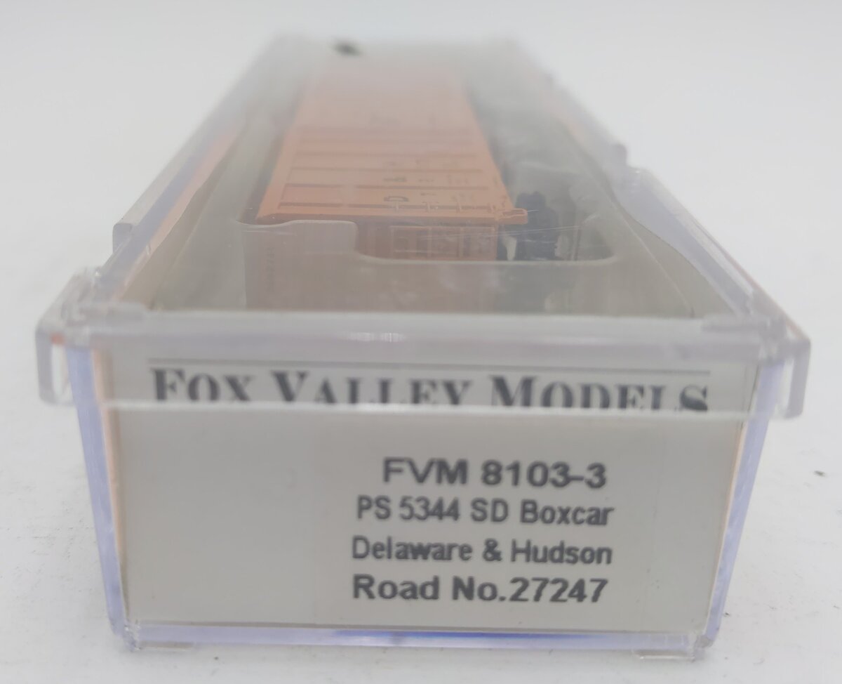 Fox Valley Models 81033 N Delaware & Hudson RTR PS 5344 Box Car #27247