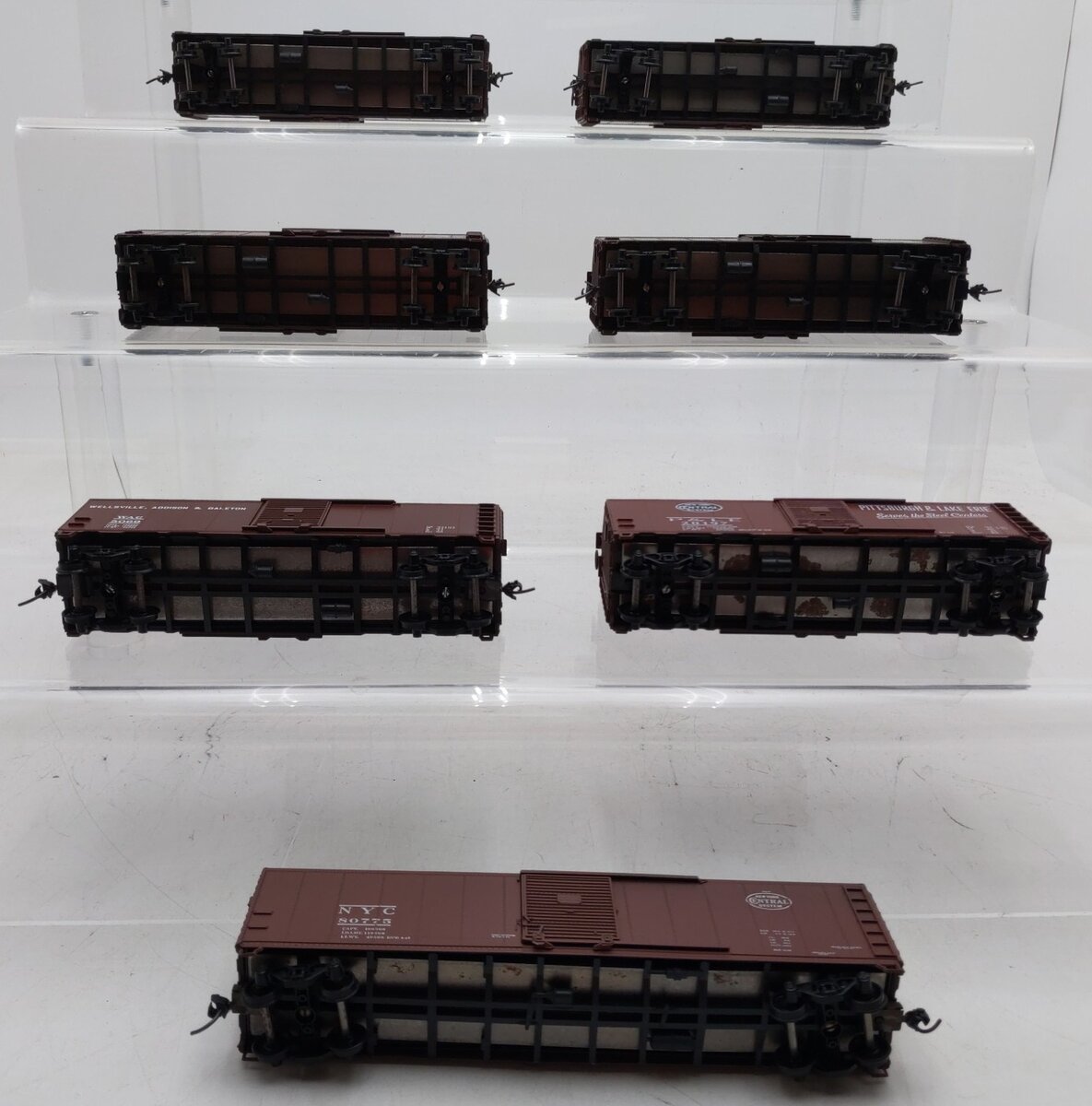 Athearn HO Assorted Boxcars [7] VG