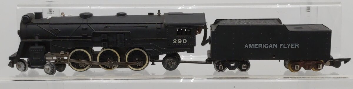 American Flyer 290 Vintage S 4-6-2 Die-Cast Steam Locomotive & Tender #290 VG