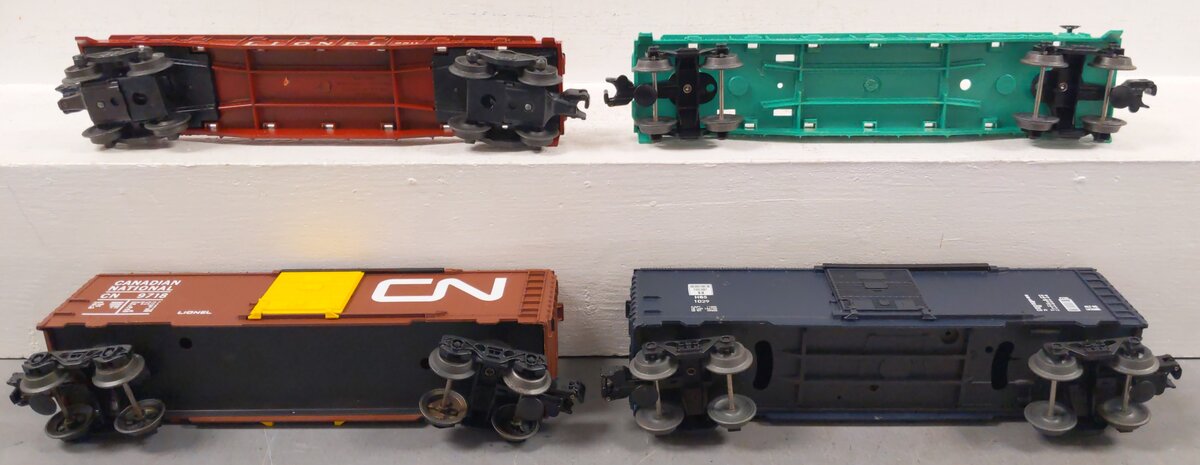 Lionel O Gauge Freight Cars: 9718, 16927, 6511, 1029 [4] VG