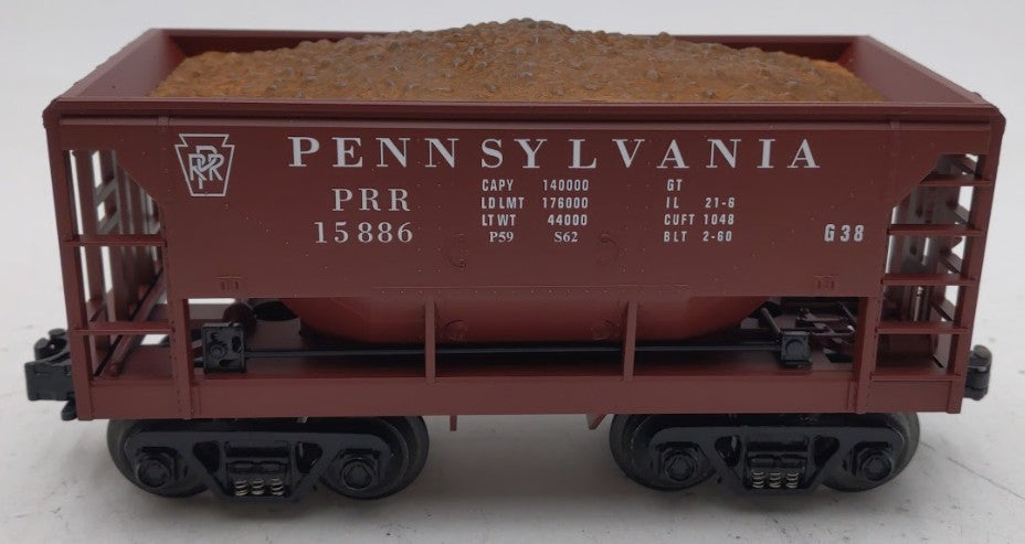 MTH 30-7522 O Gauge Pennsylvania Railroad Ore Car #15886 EX/Box