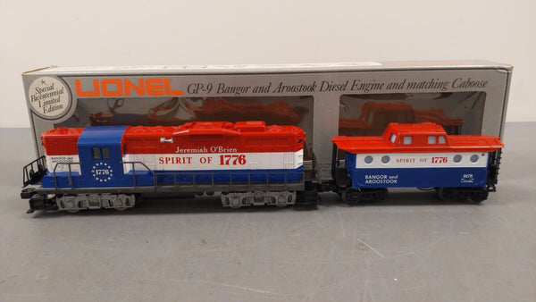 Lionel 6-8665 O Gauge BAR Jeremiah O' Brien GP-9 Diesel Locomotive