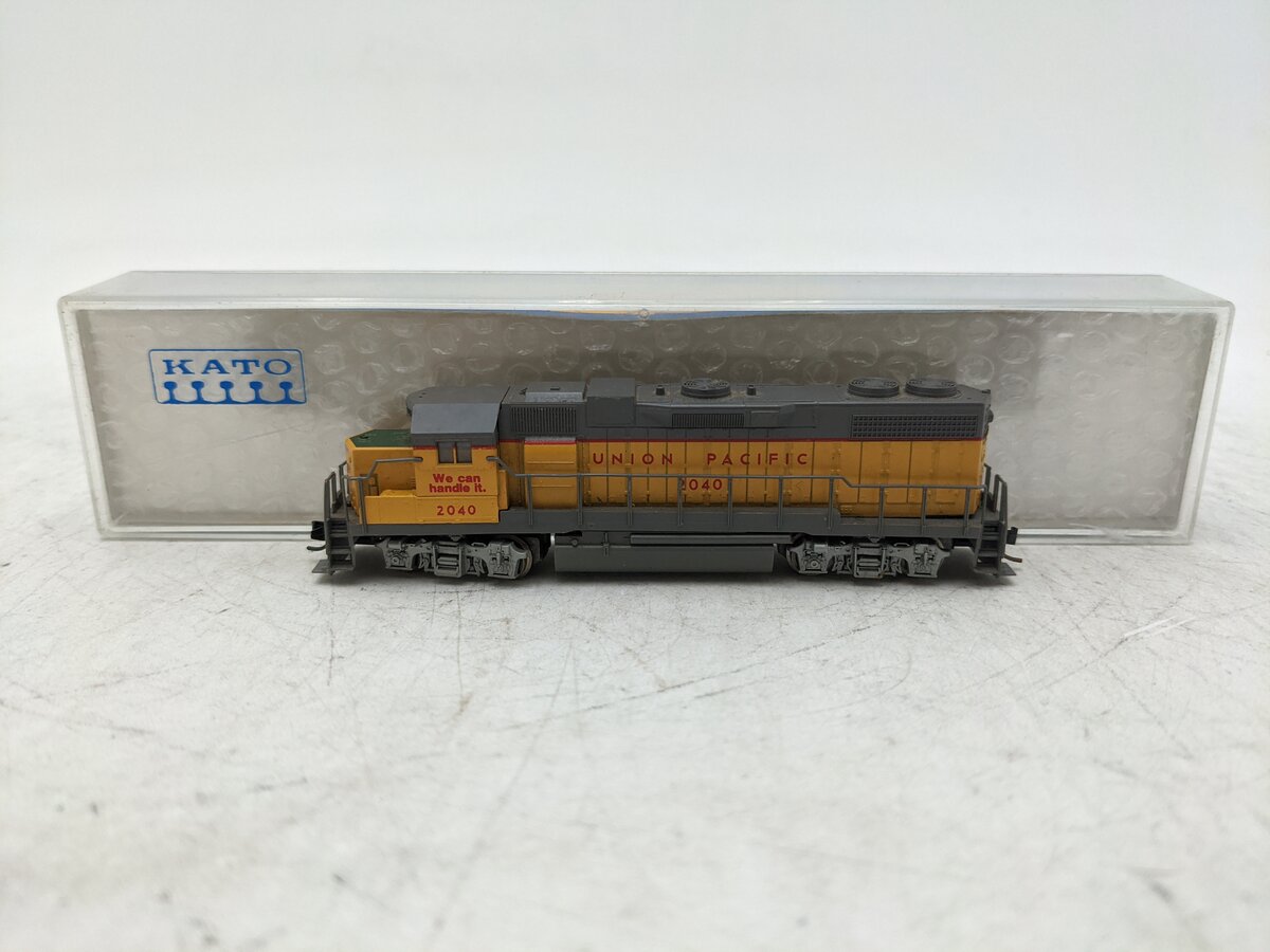 Kato 176-015 N Scale Union Pacific GP-38 Diesel Locomotive #2040 LN/Box