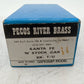 Pecos River Brass SK-R N Scale BRASS Santa Fe Stock Car (Painted) EX/Box