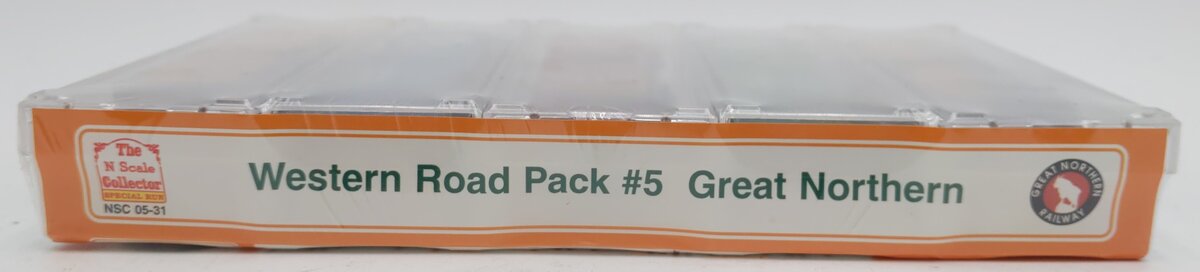 Micro-Trains NSC 05-31 N Great Northern Special Run 40' SD Box Cars (Pack of 5) NIB