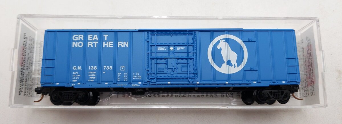 Micro-Trains 02700070 N Great Northern 50' Rib Side Boxcar #138738 LN/Box