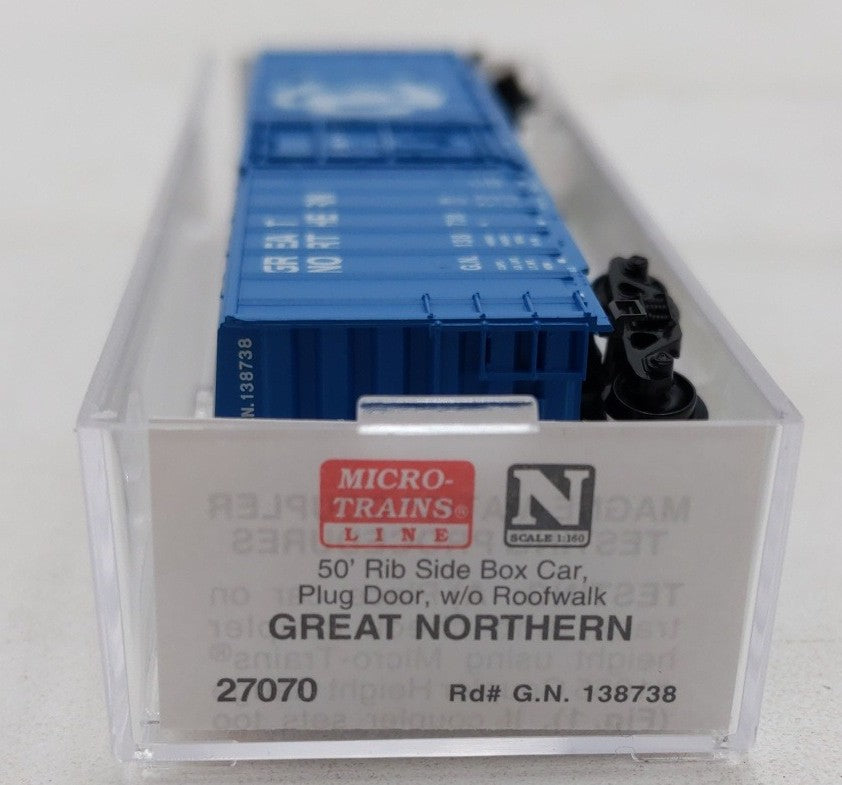 Micro-Trains 02700070 N Great Northern 50' Rib Side Boxcar #138738 LN/Box