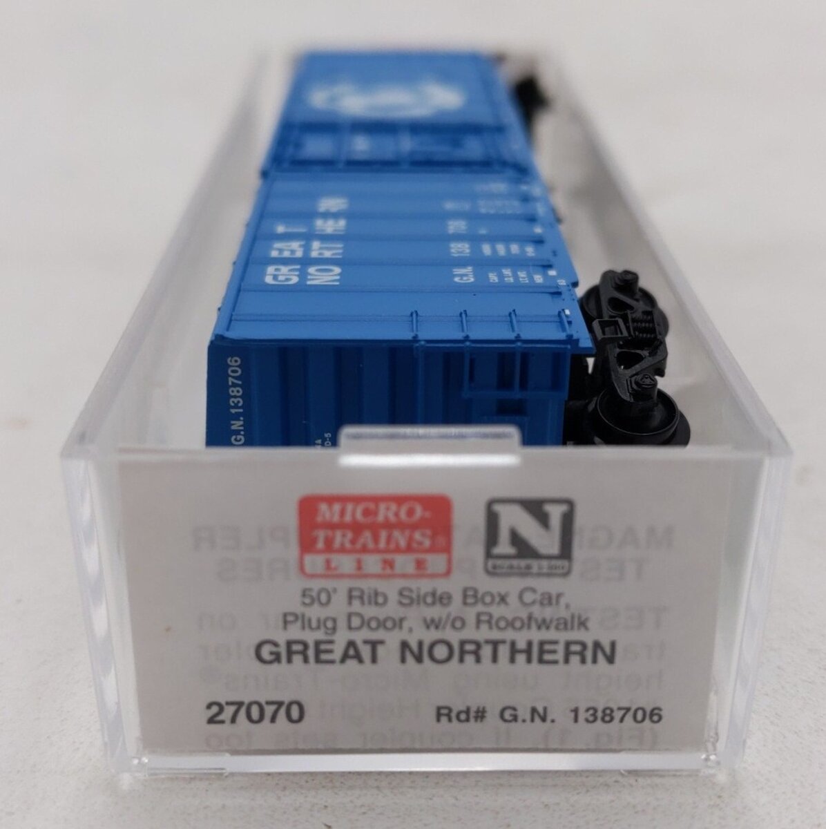 Micro-Trains 02700070 N Great Northern 50' Rib Side Boxcar #138706 LN/Box