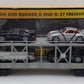 MTH 30-76031 O MTH Auto Transportation Auto Carrier w/Porsches #1987 EX/Box