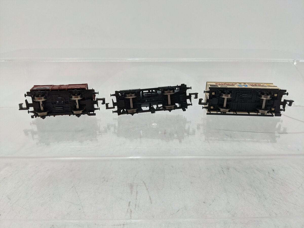 Trix 15063 Badisher Guterzug Train Car Set Of 3 EX/Box