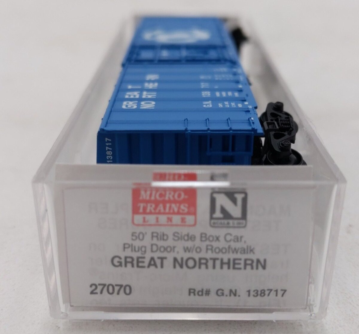 Micro-Trains 02700070 N Great Northern 50' Rib Side Boxcar #138717 LN/Box