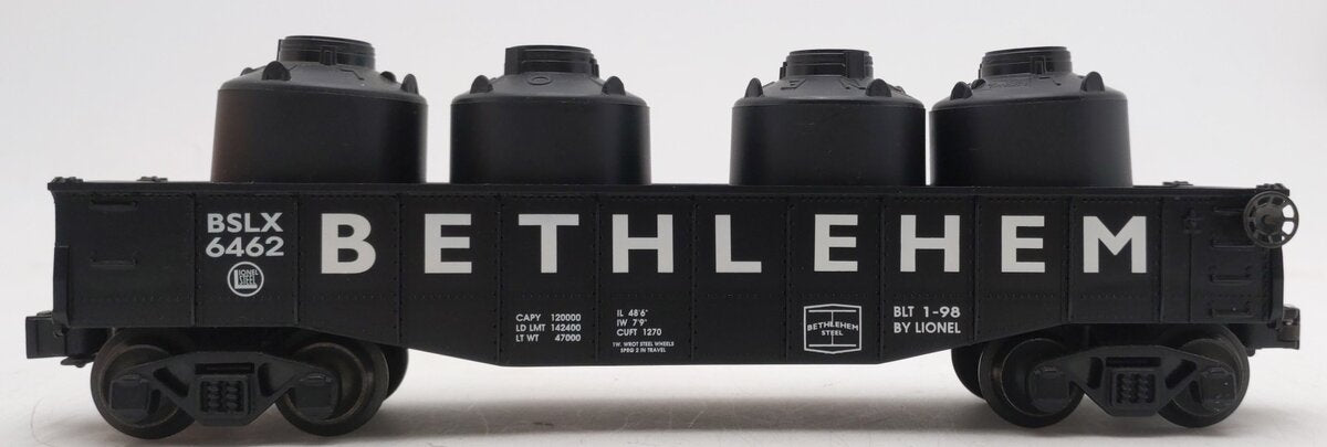 Lionel 6-26905 O Gauge Bethlehem Steel Gondola Car with Canisters #6462