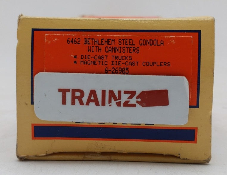Lionel 6-26905 O Gauge Bethlehem Steel Gondola Car with Canisters #6462