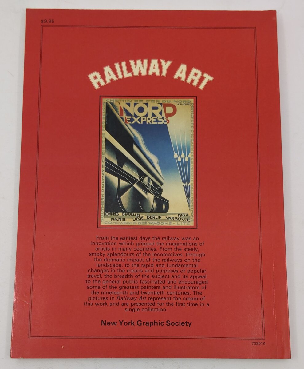 Railway art Hardcover Book By Cuthbert Hamilton Ellis EX