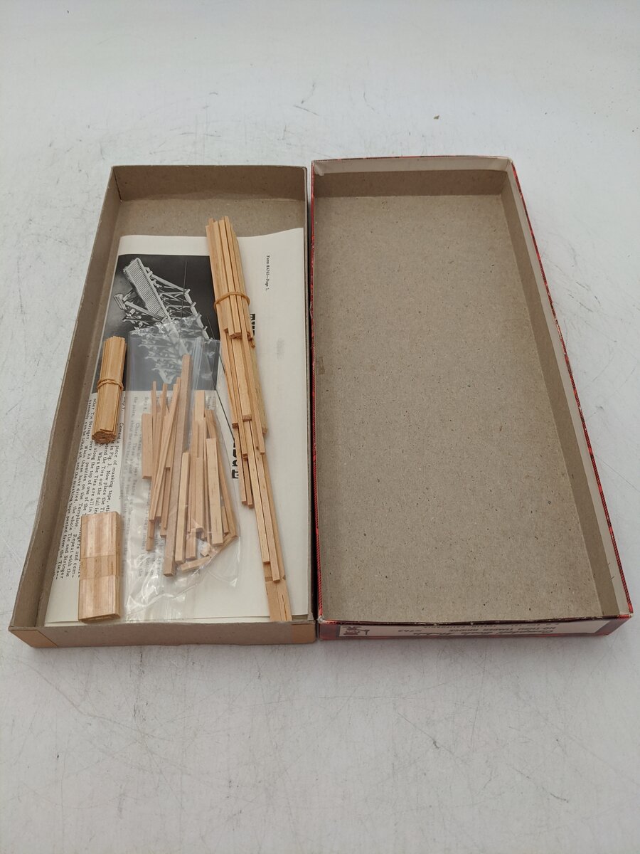 Campbell Scale Models 762 HO Scale 70'''' Thru Timber Bridge Craftsman Kit