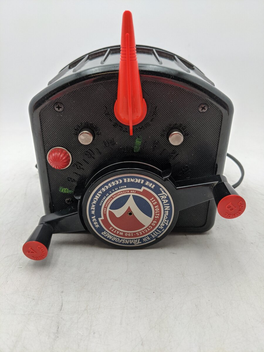 Lionel KW O Vintage Trainmaster 190 Watt Transformer with Whistle EX