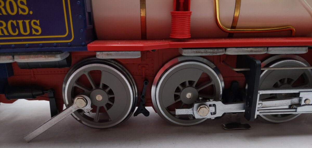 LGB 22191 G Scale Wilson Bros. Circus 2-6-0 Steam Locomotive & Tender VG/Box