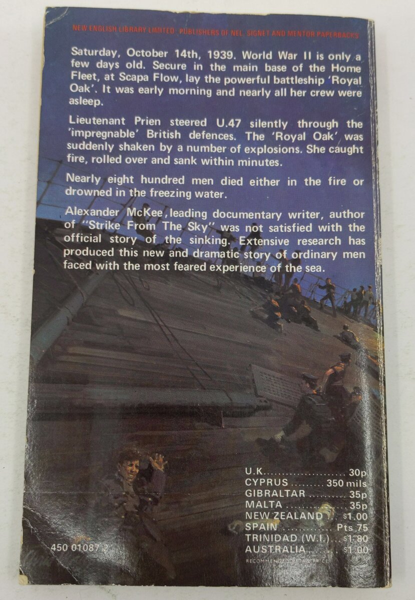 Black Saturday Paperback Book By Alexander McKee VG