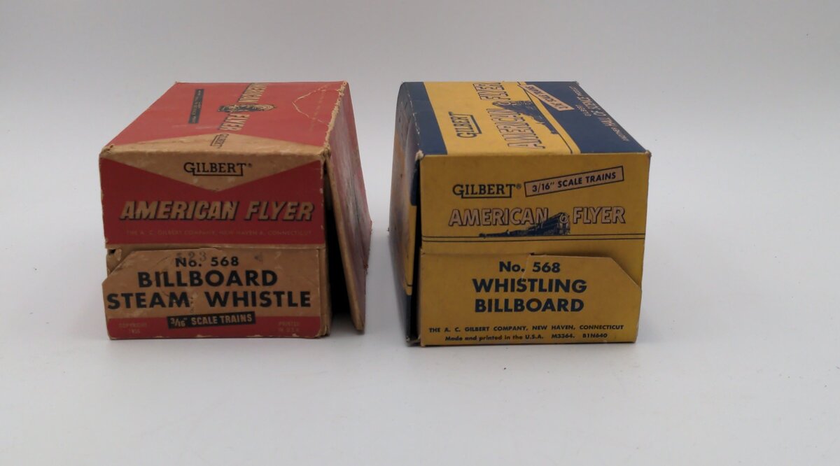 American Flyer Vintage S Postwar Accessories # 581, 23571, 758, 568 & 568 [5] VG