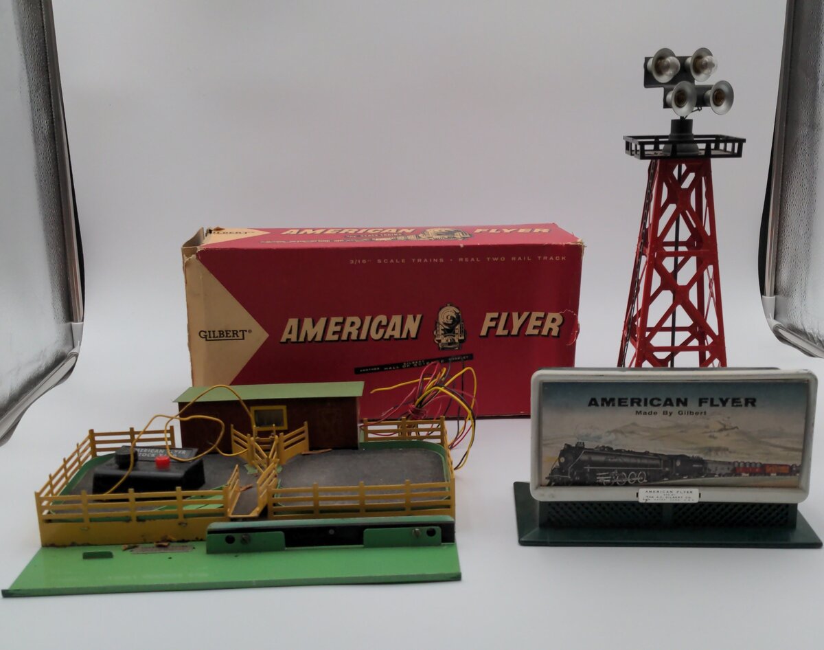 American Flyer Vintage S Postwar Accessories # 568, 23774 & 771 [3] VG