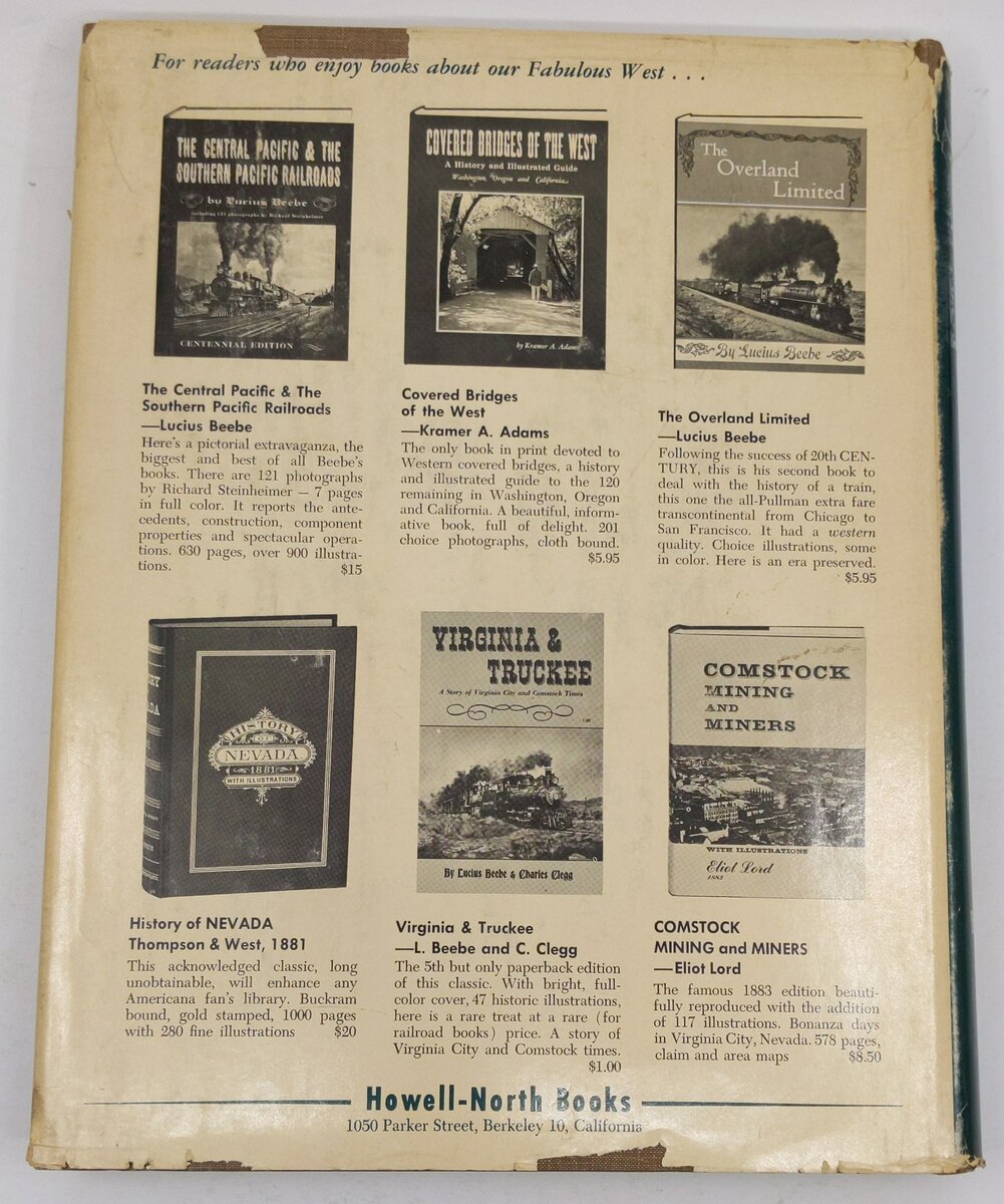 Railroads of Nevada and Eastern California Vol.2 Hardcover Book David F. Myrick